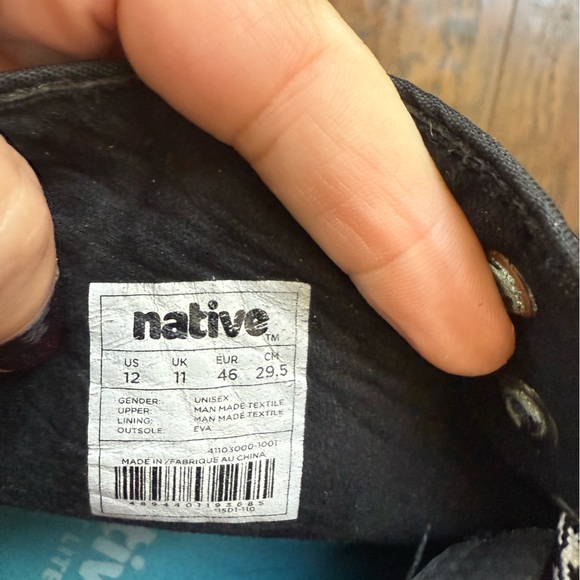 Native Fitzroy Lightweight Weather Resistant Ankle High Boots Men’s Size 12 - Picture 8 of 10